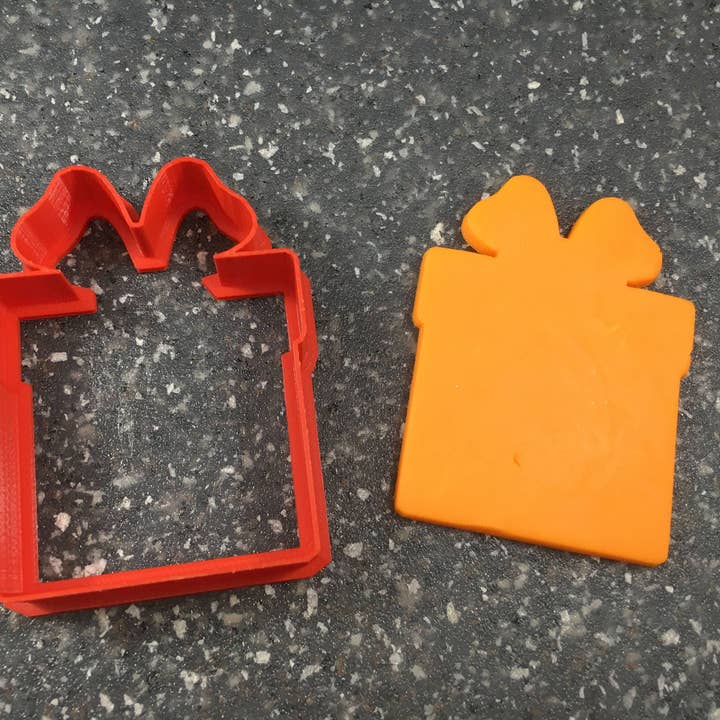 Gift Shape Cookie Cutter for wholesale by CookieCutterSupply