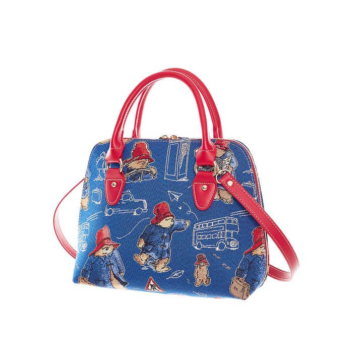 Signare Tapestry – Großhandel Henkeltasche – Damen – Paddington Bear Blue™ - Konvertierbare Tasche