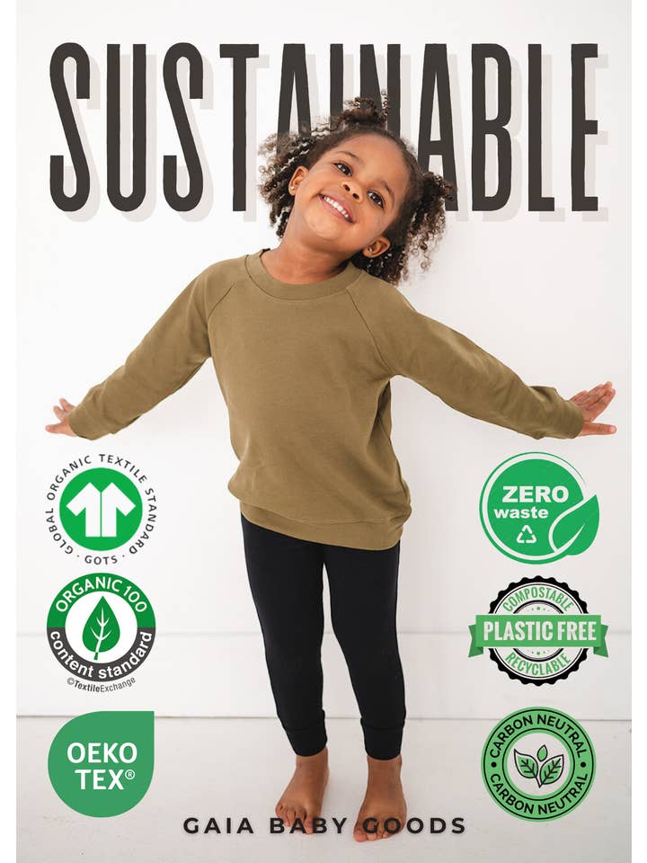 Gaia Baby Goods - Wholesale Sweatshirt - Kinderen - Hartjes Ogen Organisch Katoen Valentijn Baby Peuter Trui