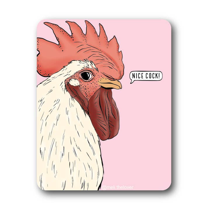 Stickers Waterproof Vinyl - Nice Cock - Rooster for wholesale by Meli TheLover