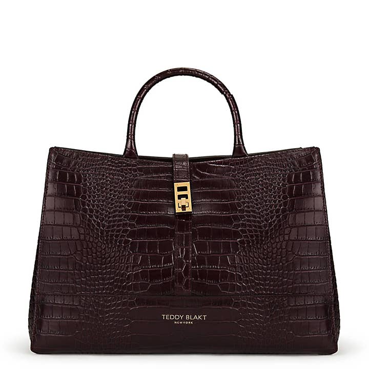 Lola Croco 15" - Mørk Brun for engroshandel hos Teddy Blake