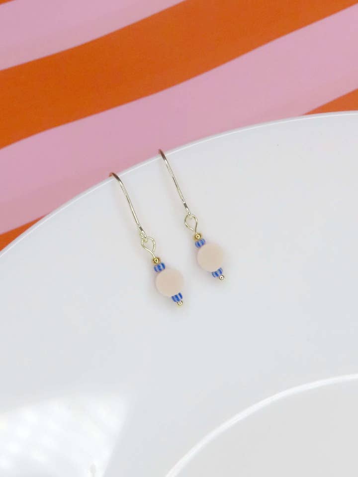 Color Treats Oorbellen Oostzee met gold filled elementen voor wholesale door Niemalsmehrohne