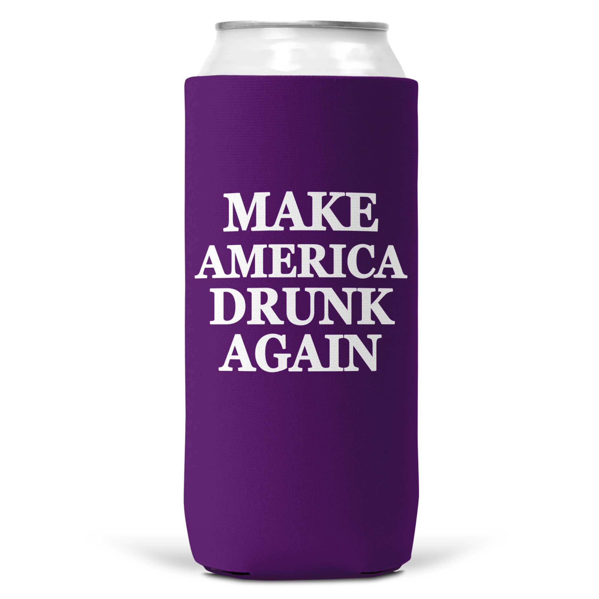 Wi-Wear – wholesale Drink huggers & koozies – Make America Drunk Again SLIM CAN Coozie/Cooler1