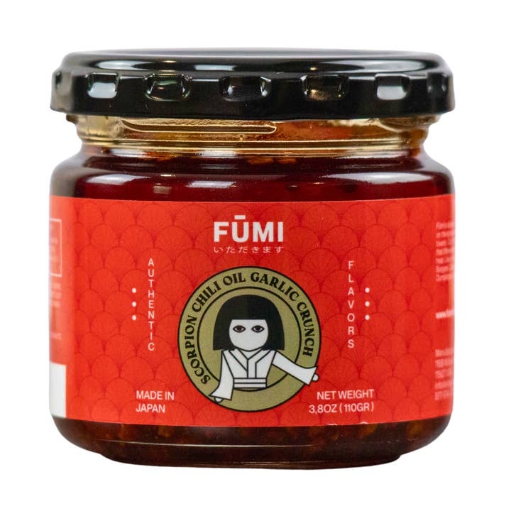 FŪMI - Wholesale Chili Paste - Scorpion Chili Oil Garlic Crunch0