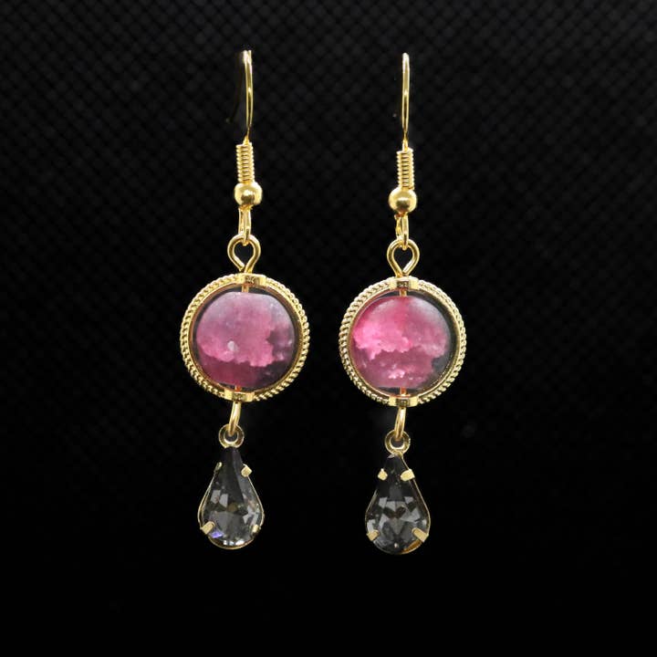 Pink Lava Earrings for wholesale by JAC Jewelry Designs