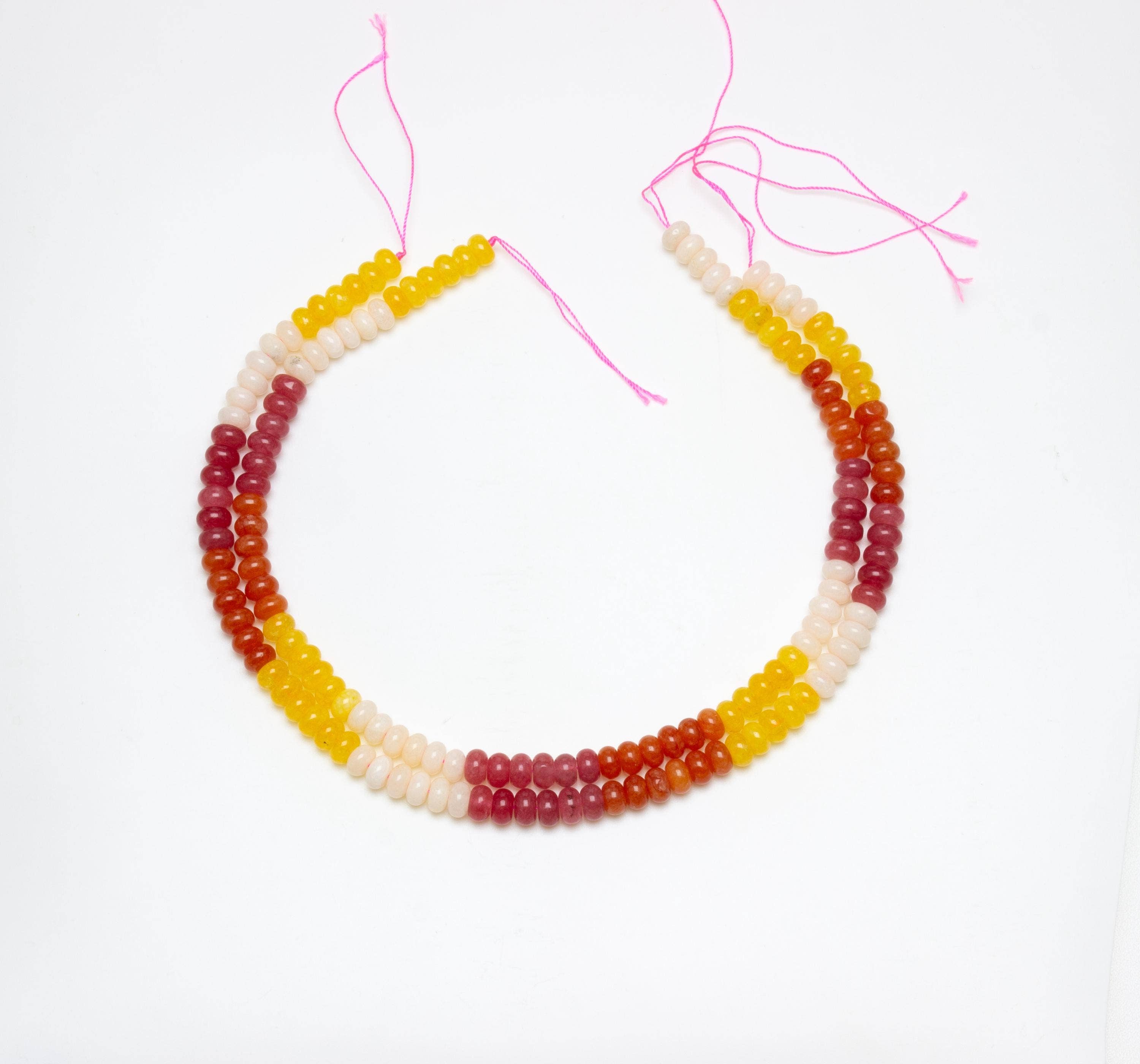 Jewel Pledge - Wholesale Beads - COLOR MIX Rondelle beads, 5x8mm, 8 colors  combo choice2