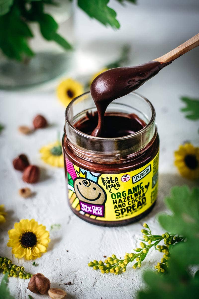 Gourmica - Wholesale Nut Butter - Fabalous Hazelnut and Cocoa Chickpea Spread  (200g)1