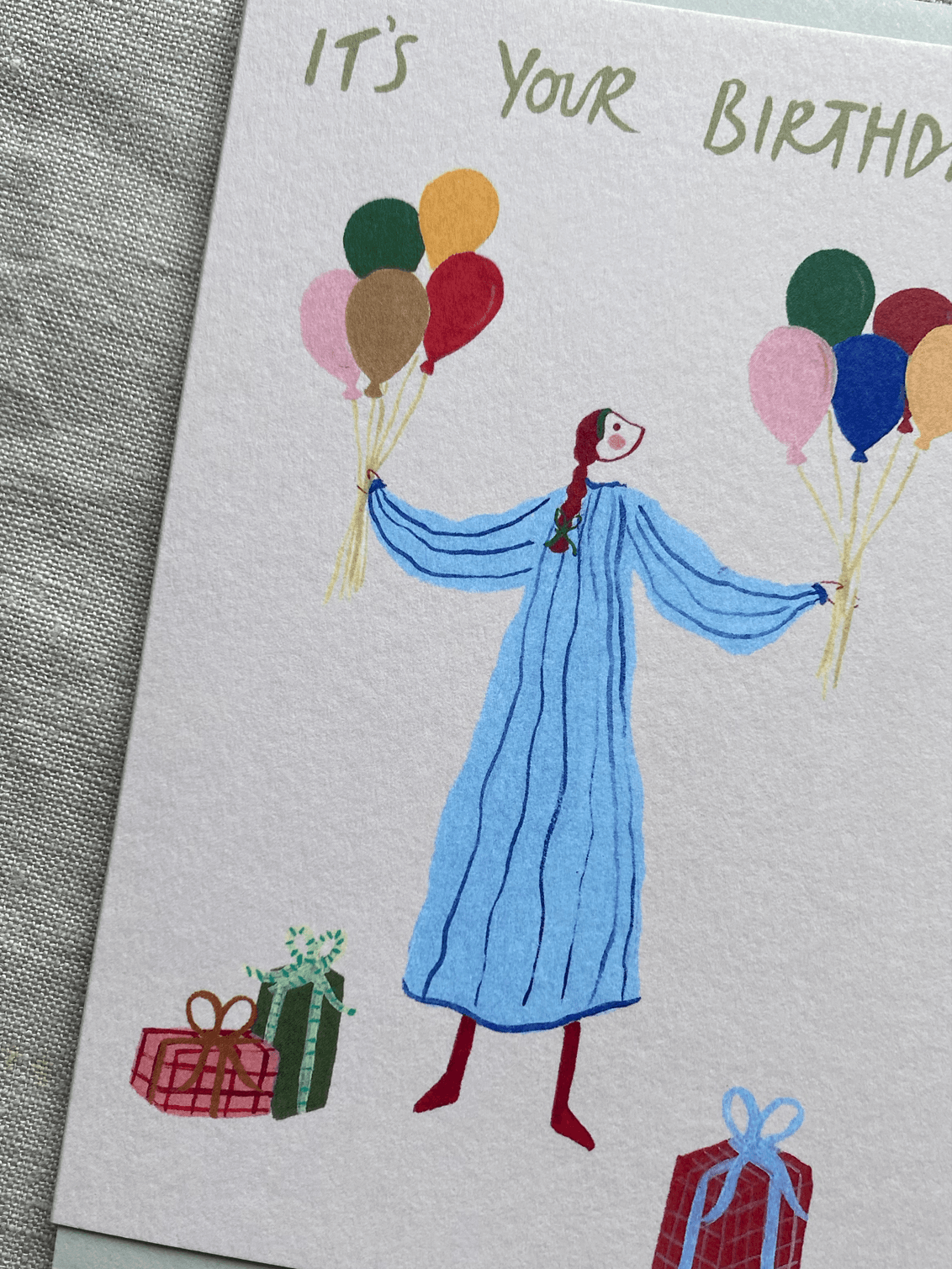 Harriet Watson - Venta al por mayor Tarjetas de cumpleaños - Tarjeta de globos de cumpleaños3