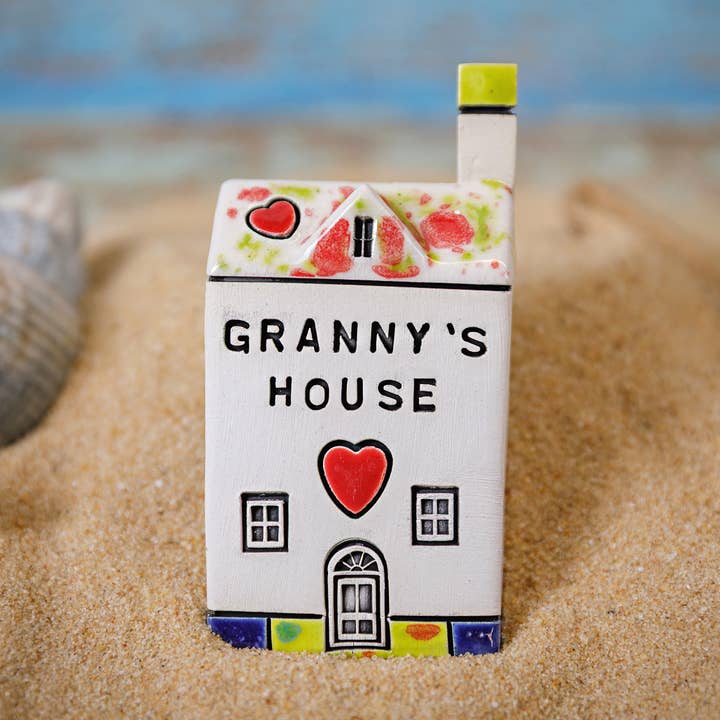 GRANNY'S HOUSE House Ornament for wholesale by Mindful Atelier