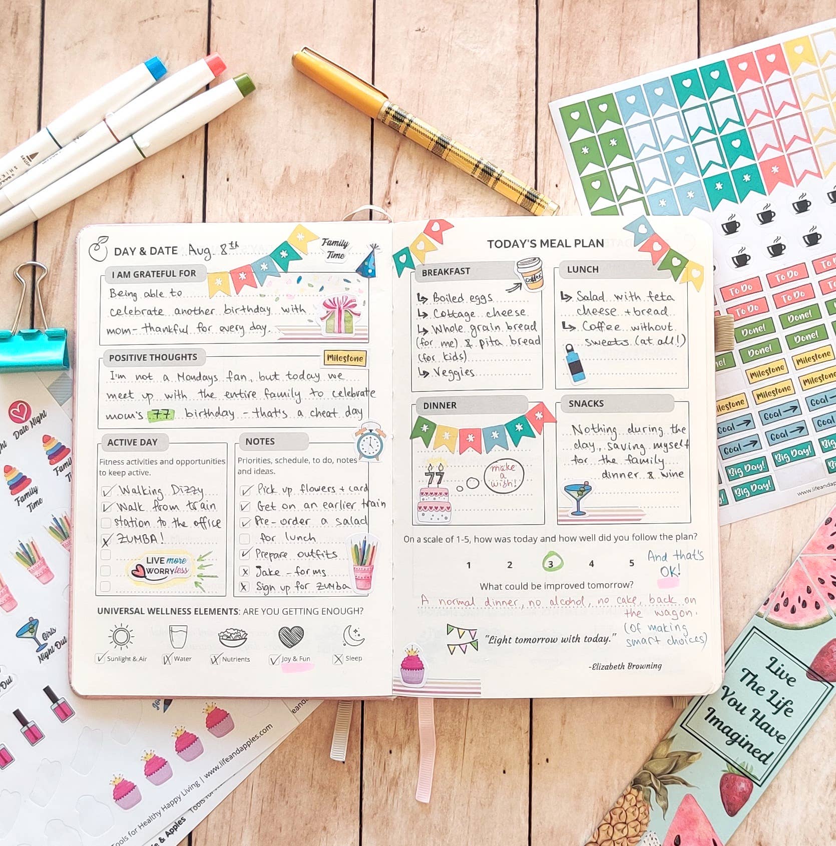 Life & Apples - Wholesale Planner - The Wellness Journal & Planner7