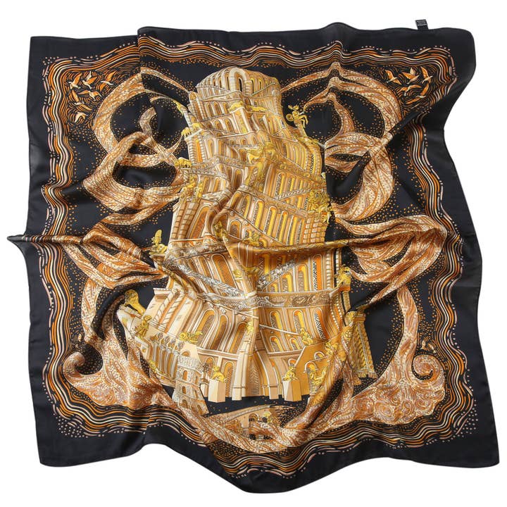 Babylon Zoé Large Silk Square for wholesale by ALBERTO CABALE