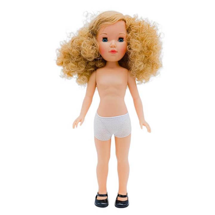 Pepa Doll 41 cm. nude Folk Craft original blonde for wholesale by Folk Artesanía Muñecas