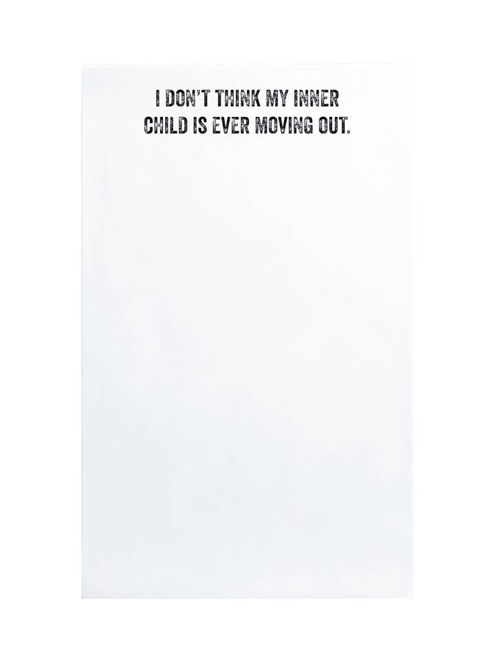 I Don't Think Notepad for wholesale by SNARK CITY