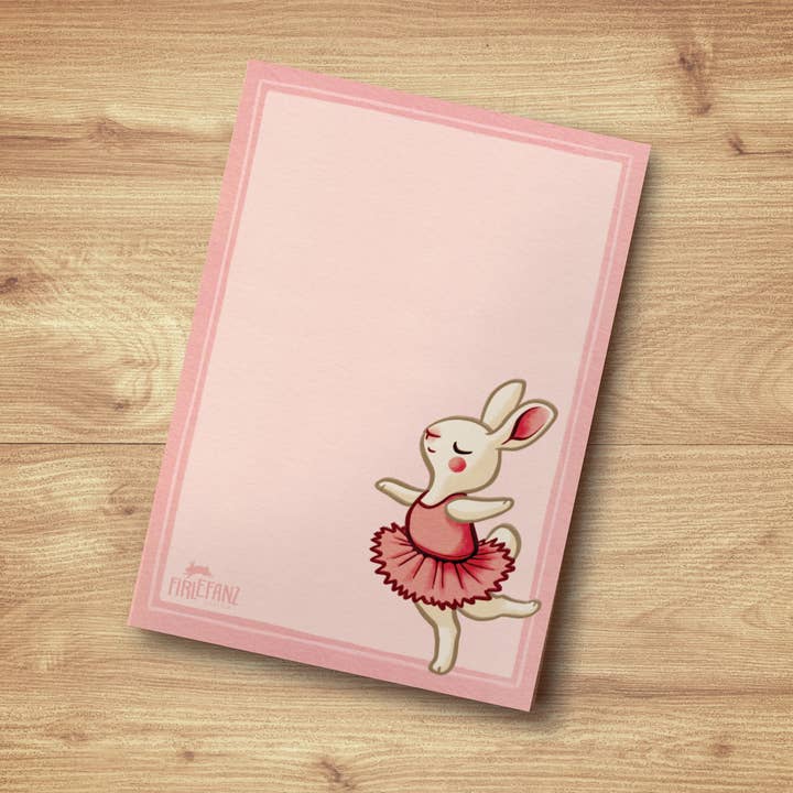 Firlefanz Design - Wholesale Notepad - Notepad "Ballerina"