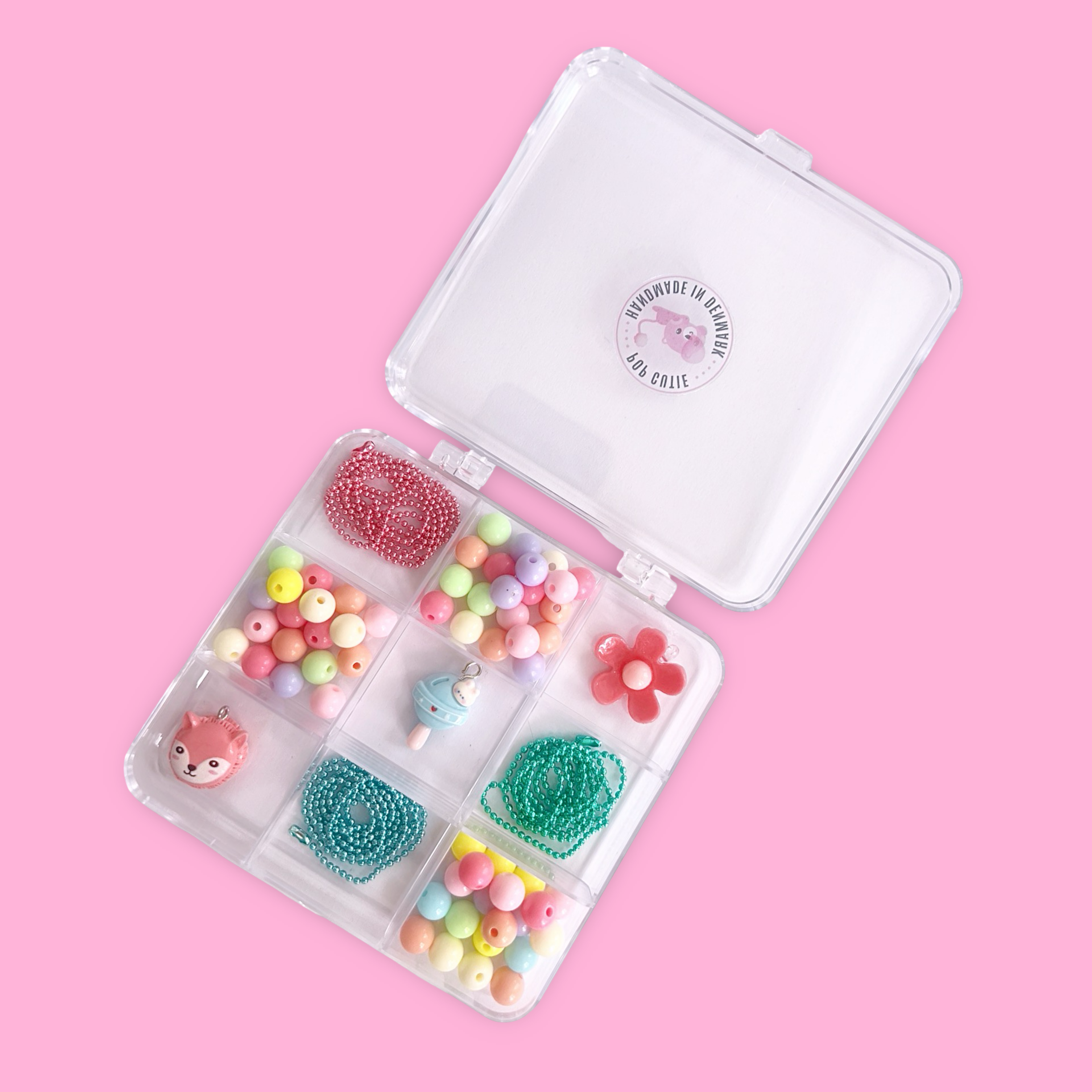 Pop Cutie Accessories & Gifts - Europe - Wholesale Dhz-sieraden - Kinderen - Doe-het-zelf Kit – Maak 3 stuks Kettingen - Kawaii Sieradendoos9