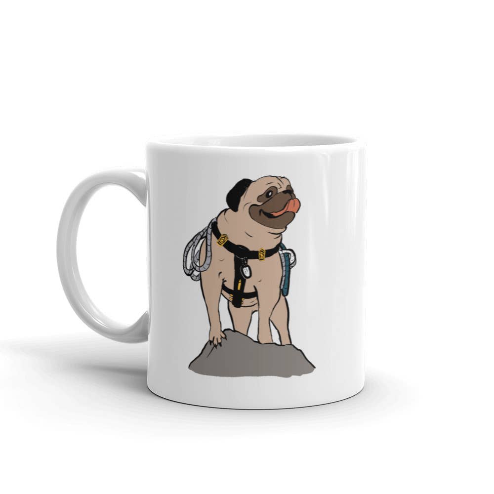 REMOVED BRAND - Wholesale Coffee Mug - Vinny the Pug Caricature #00028
