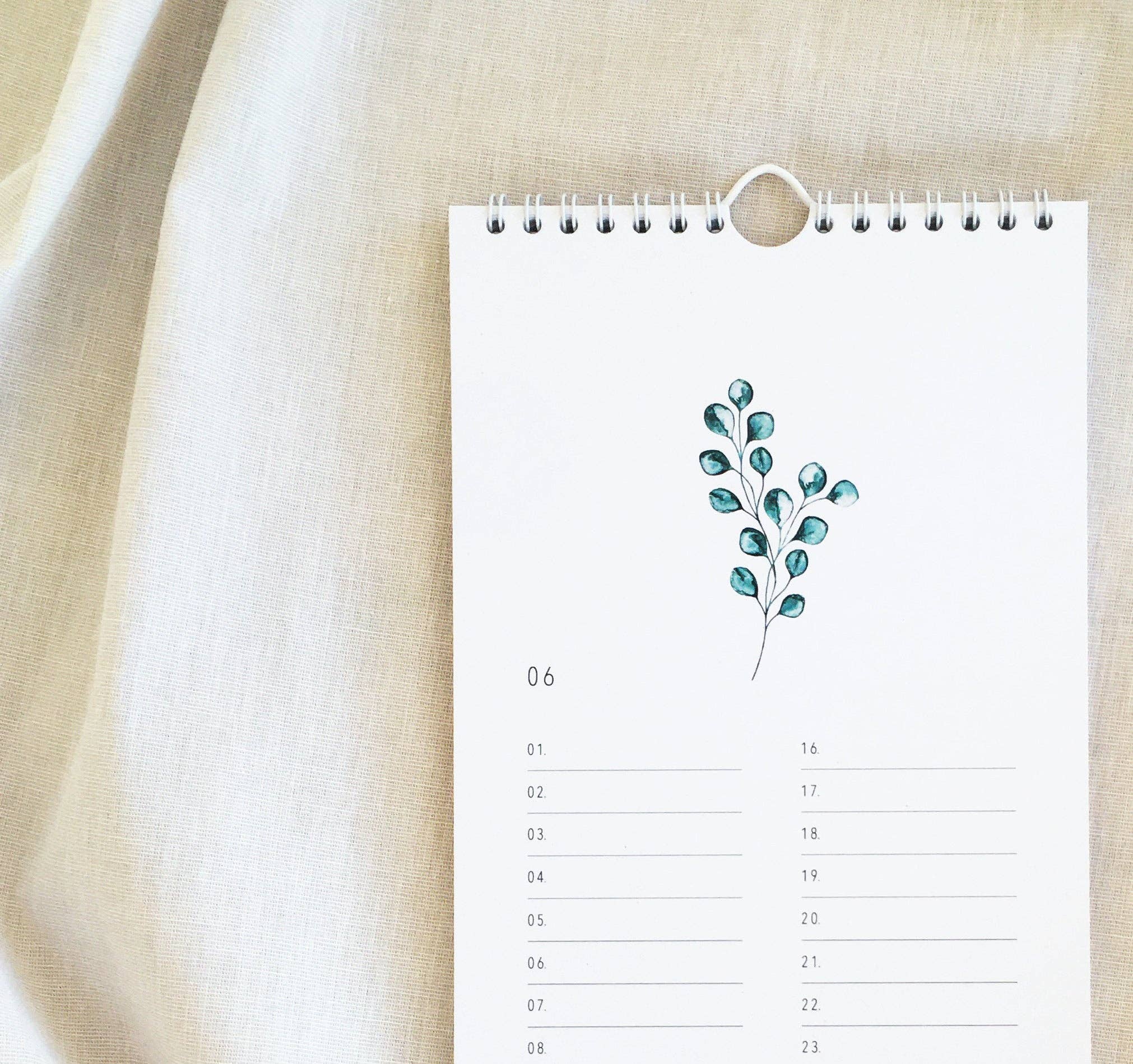 SANS.design - Wholesale Calendar - Perpetual Botany Calendar2