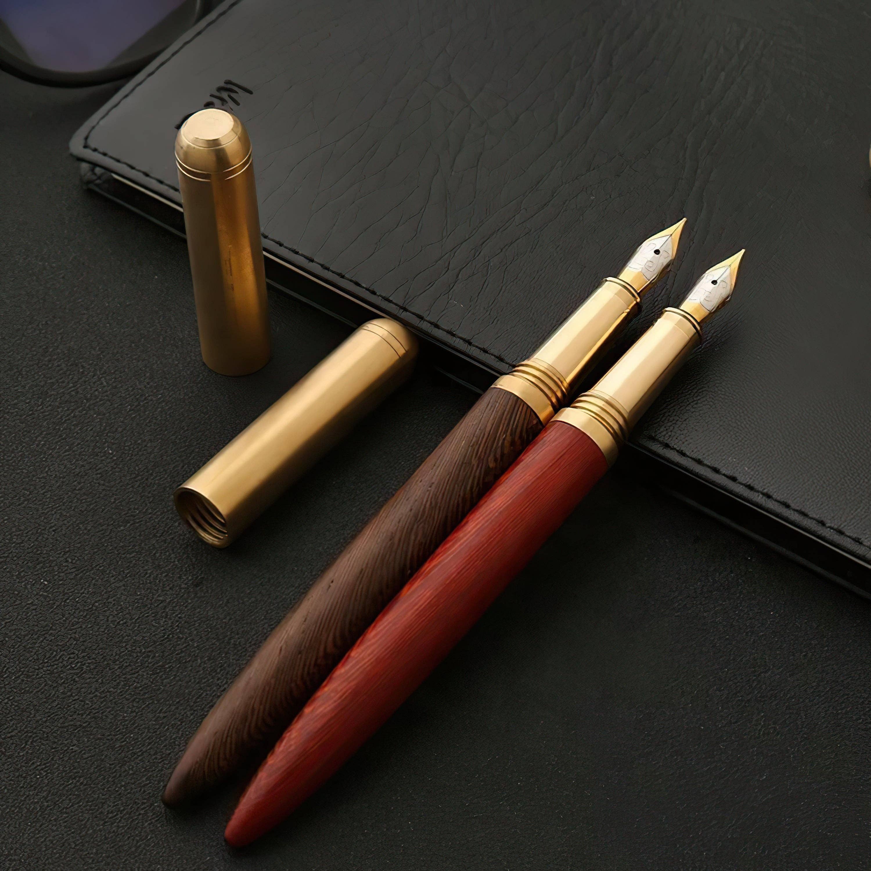 Wood Fountain Pens – wholesale Pennor – Handgjord trä- och mässingsfyllepenn | The Hemmingway7