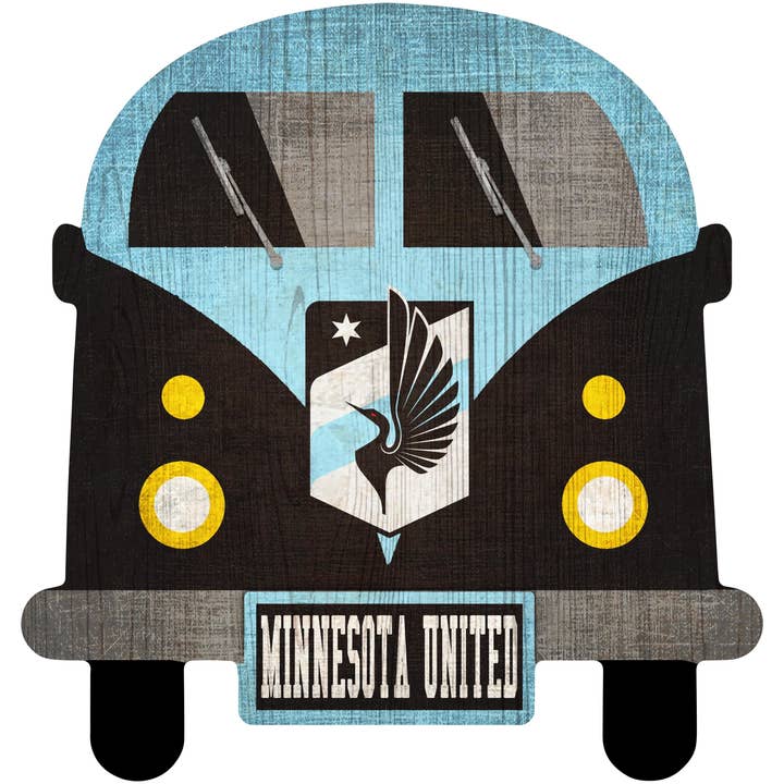 Minnesota United 12" Team Bus Sign for wholesale by Fan Creations