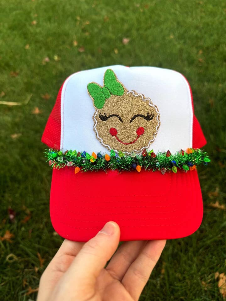 Light Up Trucker Hat Christmas Chain for wholesale by Eric Hill Designs, LLC