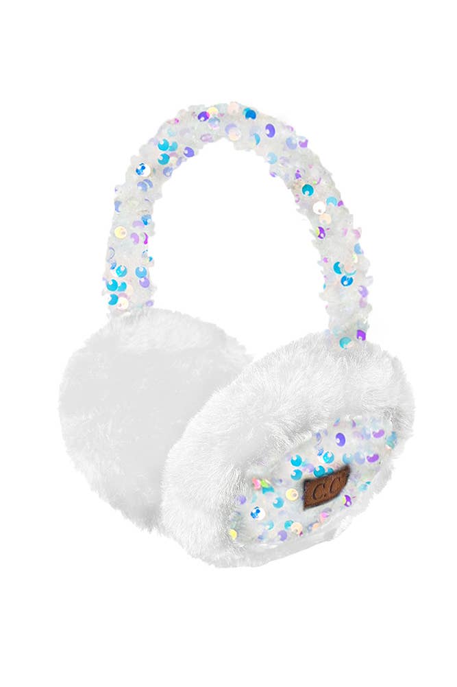 Hana - Wholesale Earwarmers/Ear Muffs - Women's - C.C Faux Fur Sequin Earmuff5