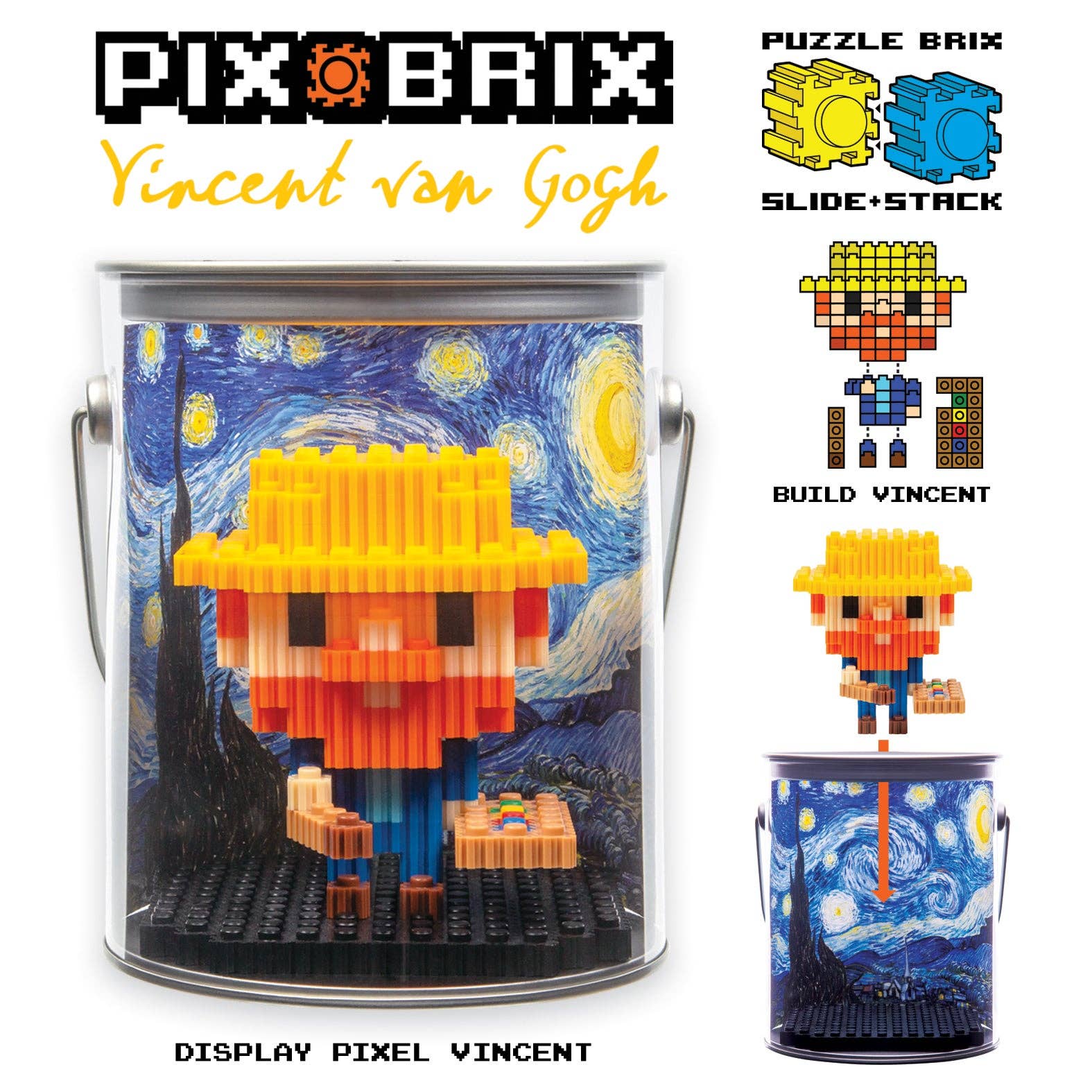 Pix Brix - Wholesale DIY Craft Kit - Pix Brix Vincent Van Gogh1