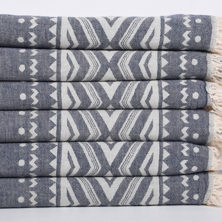 Organic Turkish Towels - Wholesale Tea Towel - Kitchen Towel, Elegant Aztec Peshkir2