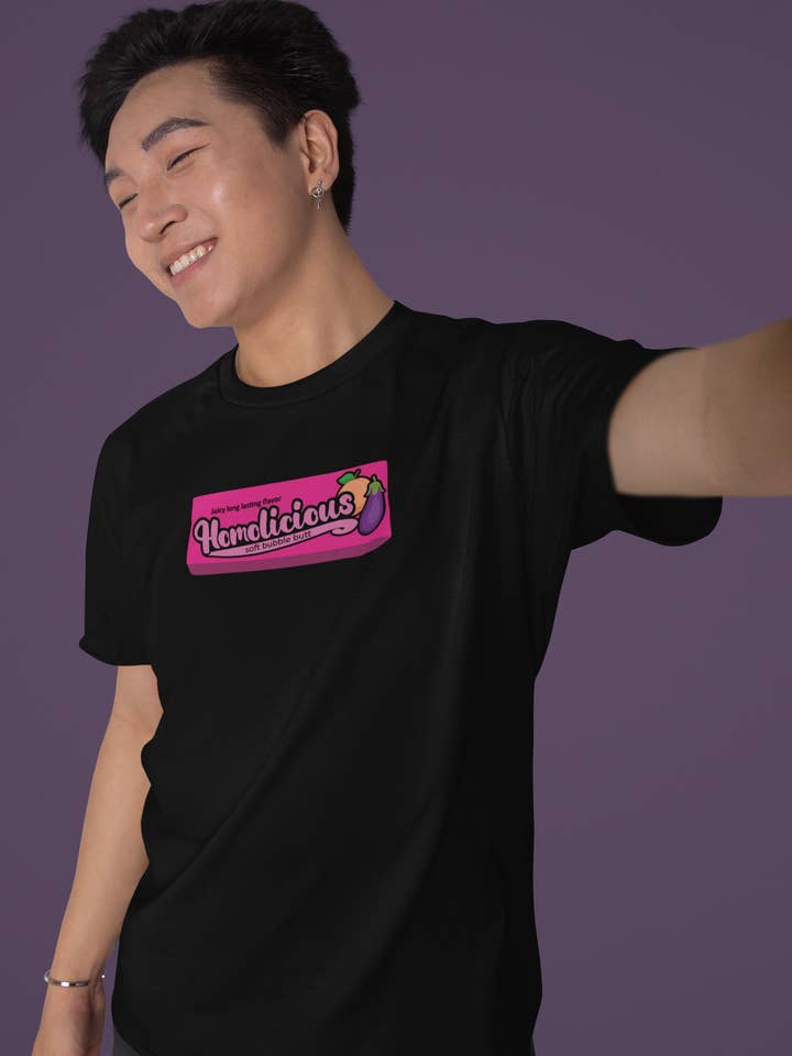 Pride Majic - Wholesale Screen Printed T-Shirt - Unisex - Homolicious T-Shirt – Bubblicious-Inspired LGBTQ+