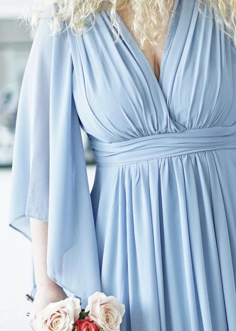 Eva & Lola - Epsilonn - Wholesale Gown - Women's - HM2290QS - Long fluid dress plus sizes10