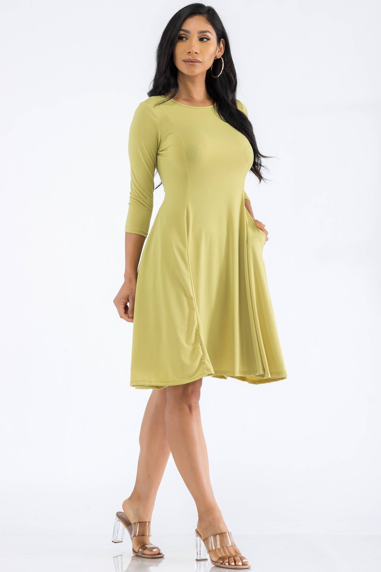 H&H Fashion Inc. – Großhandel Kleid – Damen – HH711X-SL - Langärmliges Tunikakleid6