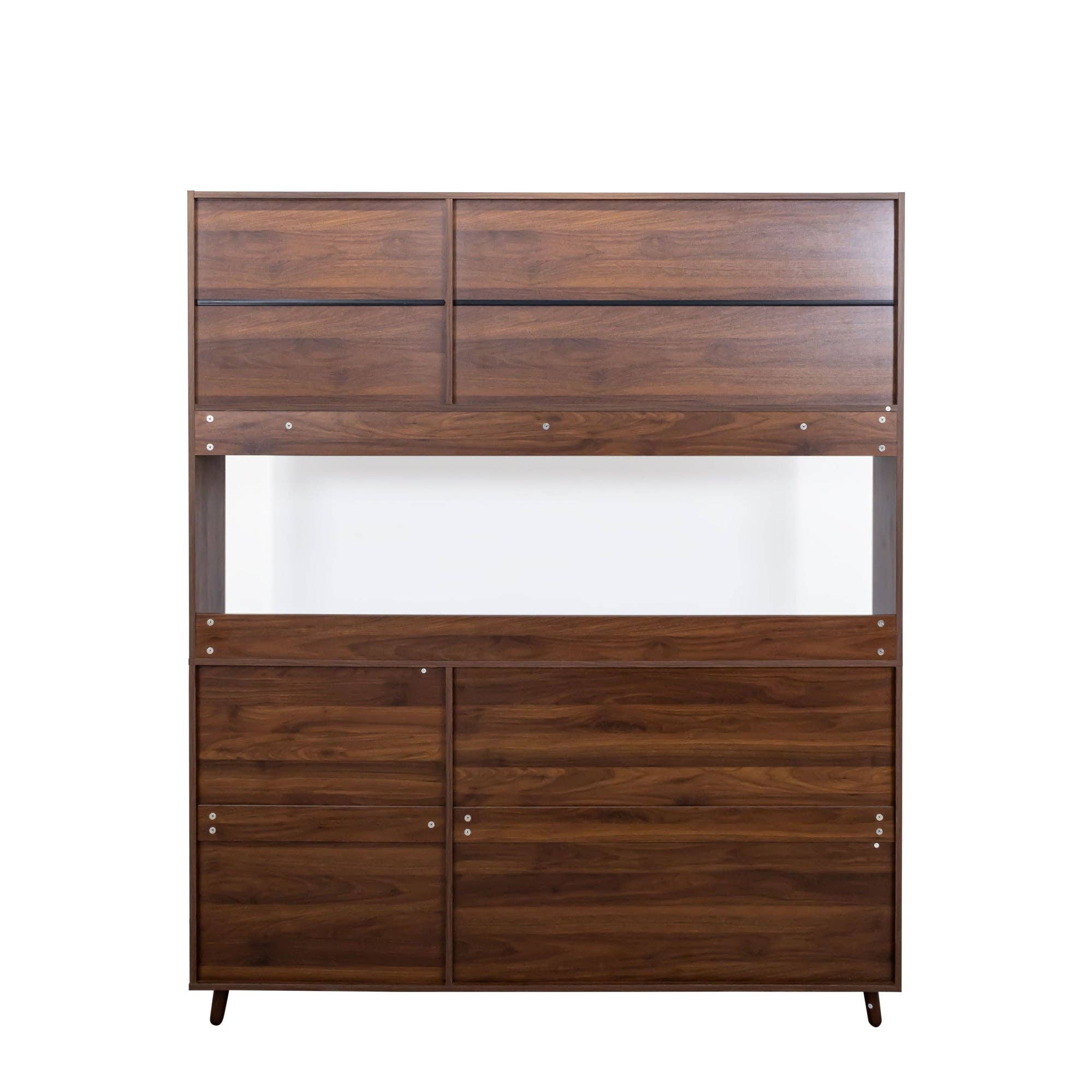 HOMYCASA DESIGN INC - Wholesale Cabinet - 63" Walnut Salon Multi-Functional Hairdressing Tool Cabinet14