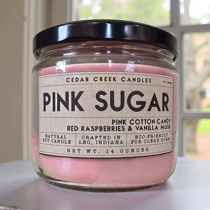 Sojawaskaars Roze Suiker - Lente voor wholesale door Cedar Creek Candles