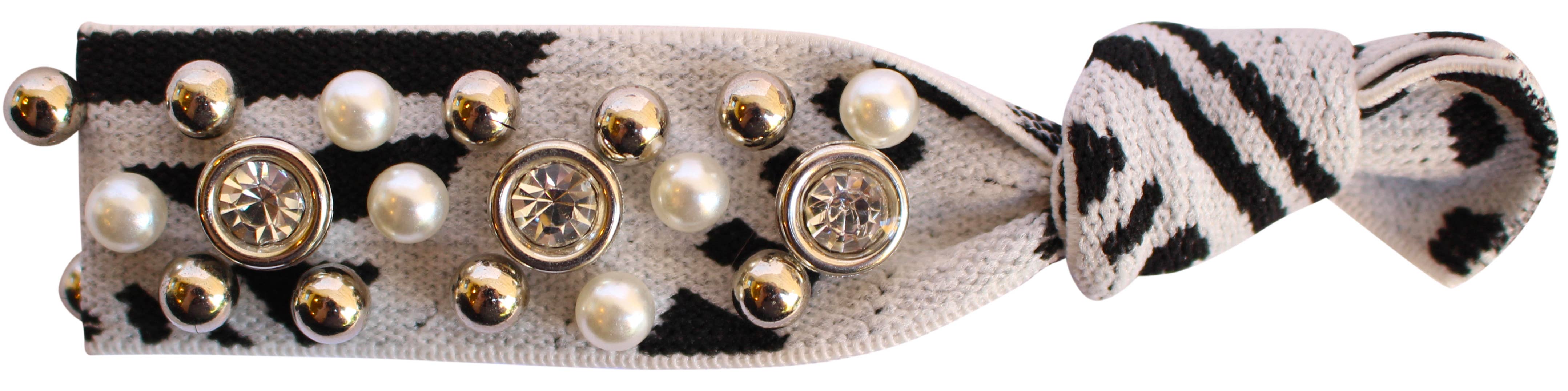 Gemelli – Engroshandel Hårbånd - Dame – Perle Stud Hair Tie8