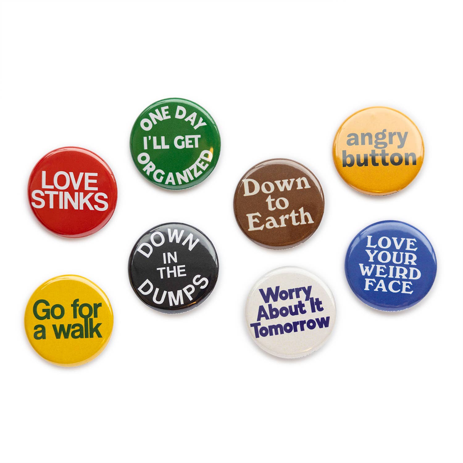 Three Potato Four - Wholesale Lapel Pin/Button - Three Potato Four Button Box Bundle2