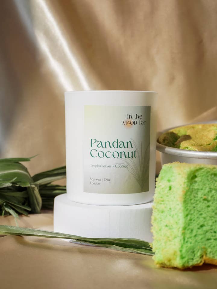 Pandan Coconut, Asian-inspired Candle for wholesale by In the Mood for