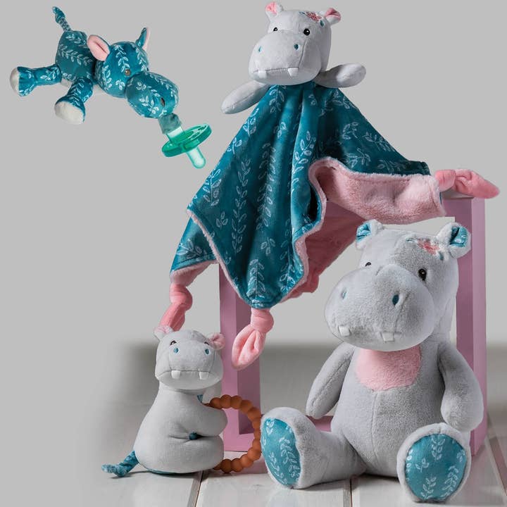 Mary Meyer - Wholesale Pacifier - Baby - Jewel Hippo WubbaNub Baby Pacifier