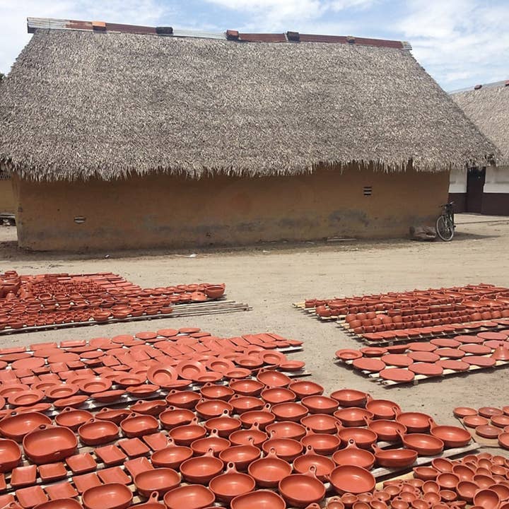 Authentic Origin Colombia - Vendita all'ingrosso Pentole - La Chamba - Casseruola in argilla nera, 4 pezzi, 2 litri 8