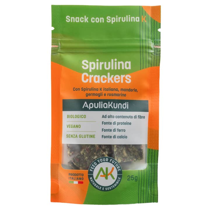 Galletas de espirulina, 25 g para venta al por mayor de ApuliaKundi Spirulina K
