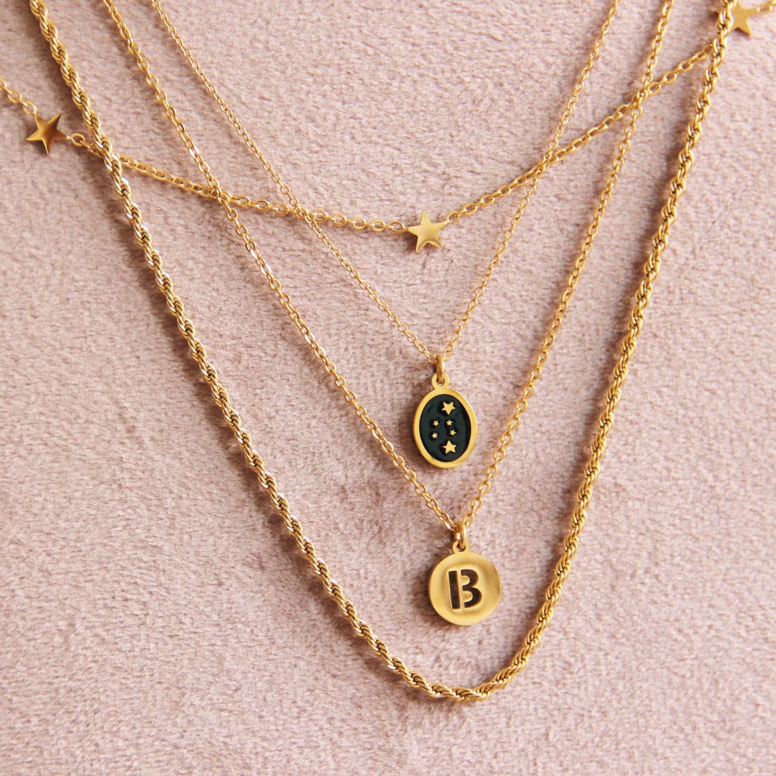 Bazou - Wholesale Schakelketting - Fijne gedraaide ketting van roestvrij staal – goudkleurig2