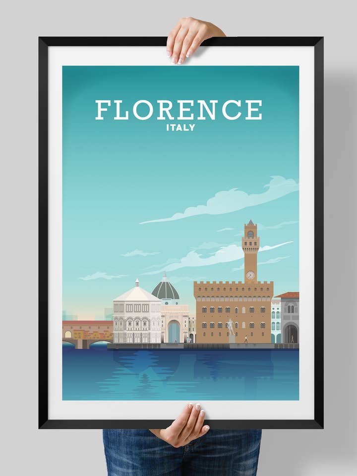 Florenz-Plakat, Toskana Italien für den Großhandel von Hillview Prints