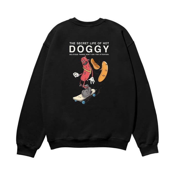 Het geheime leven van de Hot Doggy Zware Sweater voor wholesale door Weekend Concept