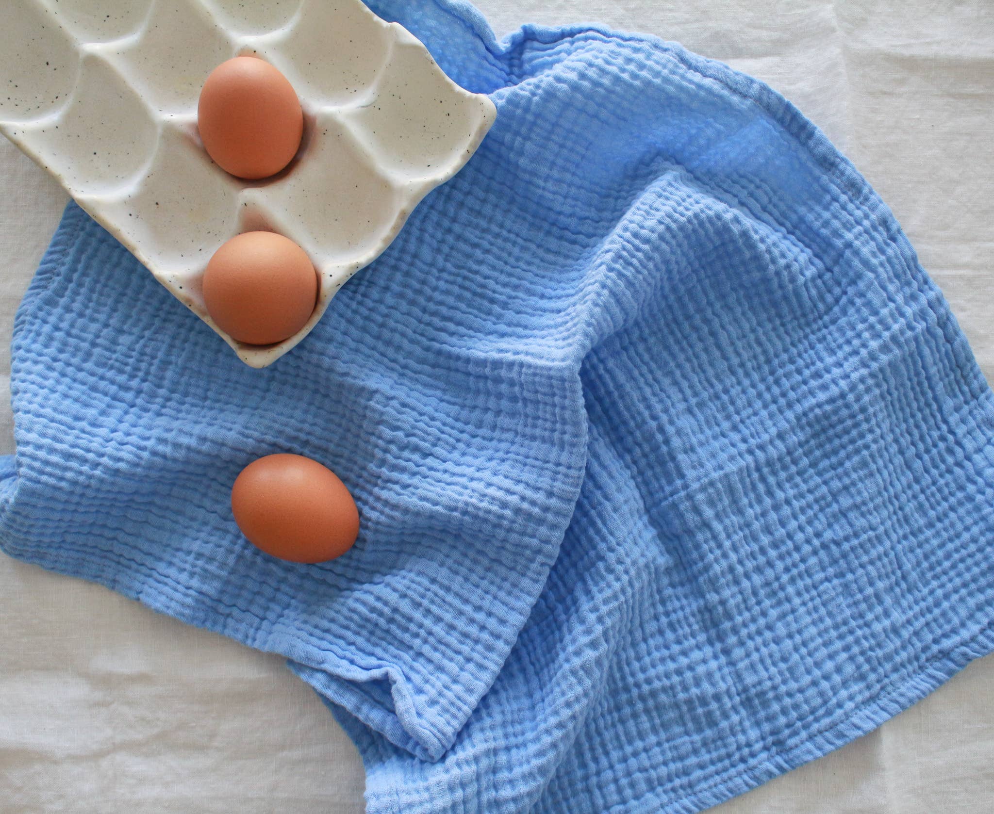 My Kitchen Linens – wholesale Tea towel – Set of 2 Kitchen Towels / Lightweight 2 Layer Muslin2