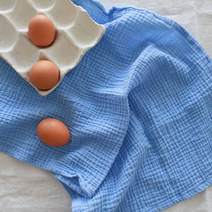 My Kitchen Linens - Wholesale Tea Towel - Set of 2 Kitchen Towels / Lightweight 2 Layer Muslin2