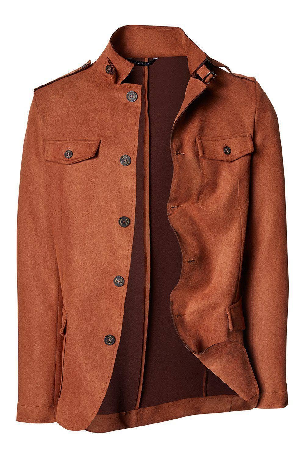 FLIESE Safarijacke aus Velourslederimitat für Herren - Tile für den Großhandel auf Faire6