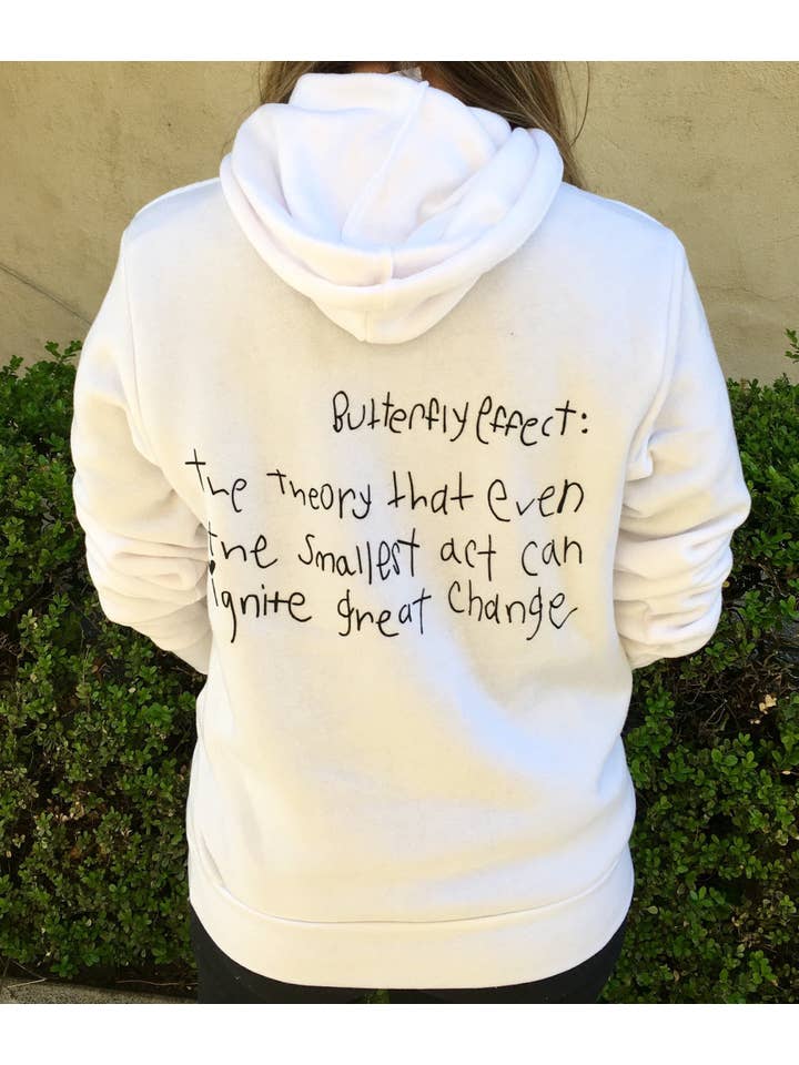 Project 360 - Venta al por mayor Sudadera con capucha - Mujer - CHLA: efecto mariposa - Jersey Icon (unisex)