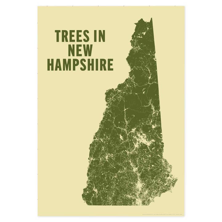 Trees in New Hampshire for wholesale by Scott Reinhard Maps