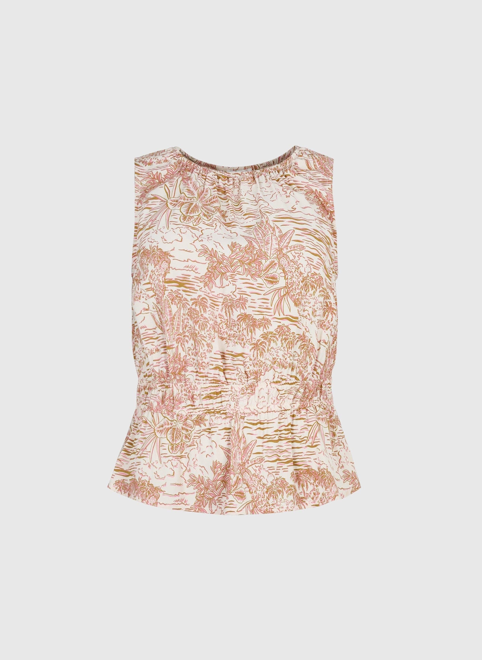 An'ge - Wholesale Blouse - Women's - KANDEL TANK TOP josas ochre0