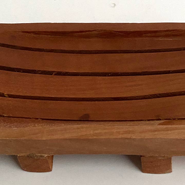 VIE - Wholesale Bath soap dish - Sapodilla Wood Soap Dish, 10x6cm2