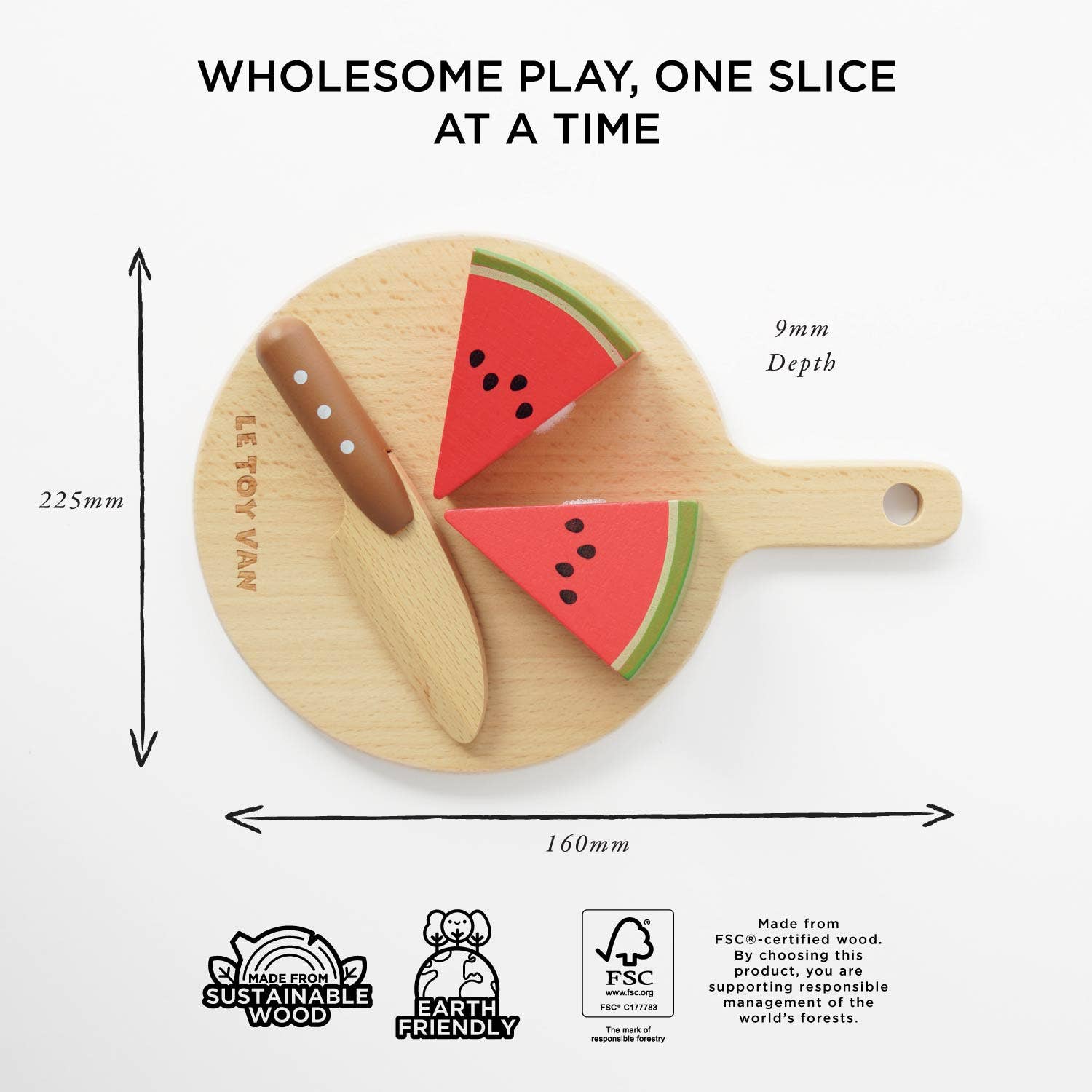Le Toy Van, Inc. - Wholesale Toy Set - Kids - Wooden Chopping Board & Sliceable Play Food4