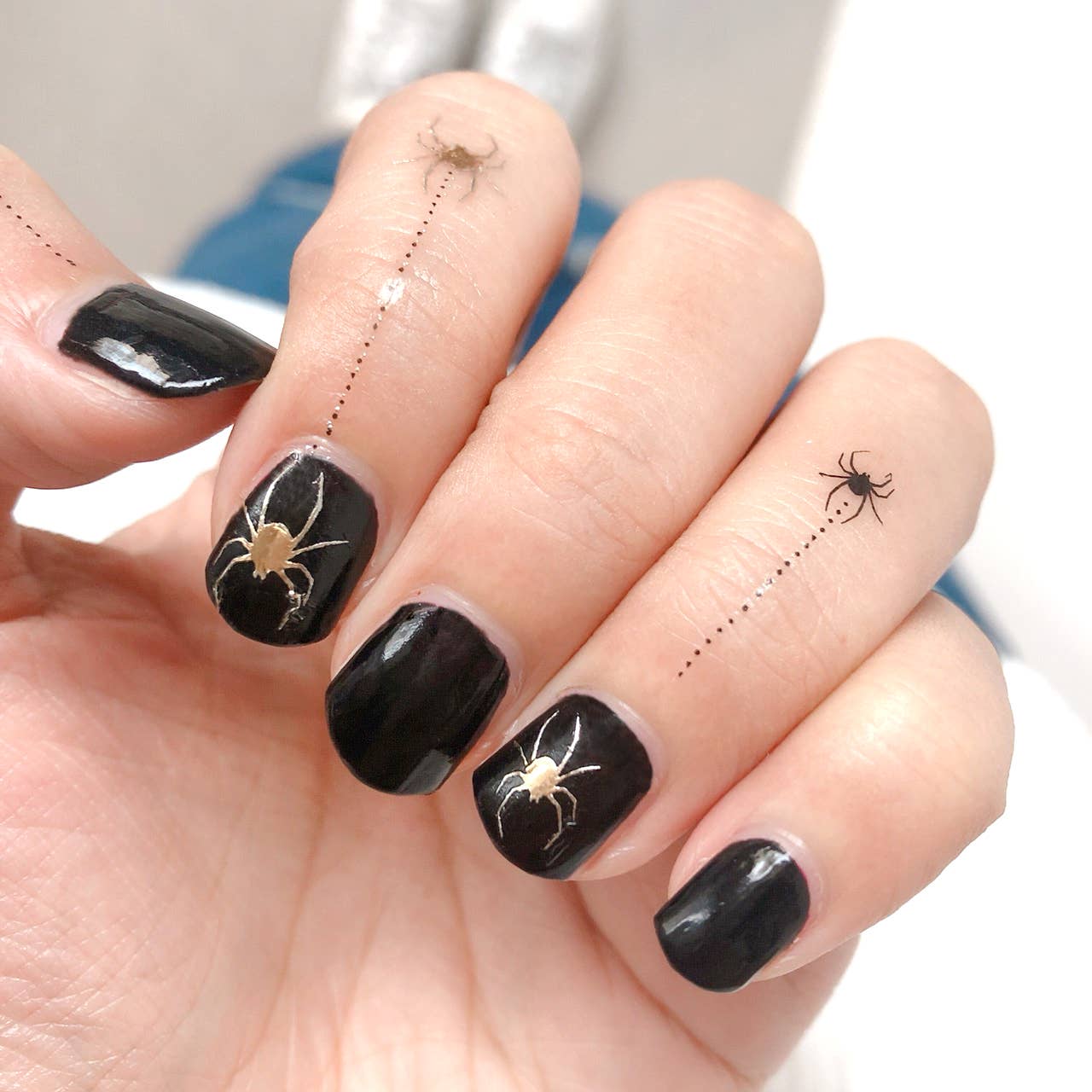 PAPERSELF - Vendita all'ingrosso Tatuaggi temporanei - Tatuaggi Temporanei Ragnatela Henné6